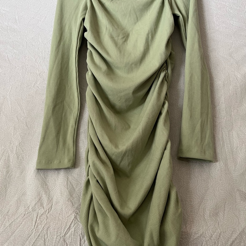 Princess Polly US 8 Portia green mini dress - Picture 3 of 4